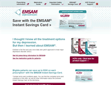 Tablet Screenshot of emsam.com